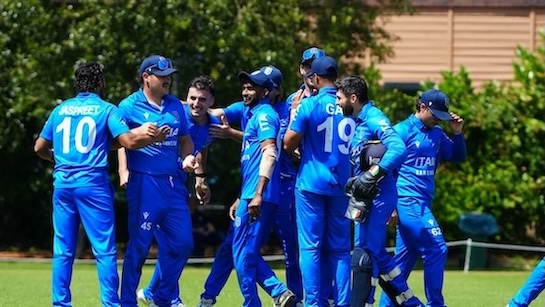 Italy celebrating