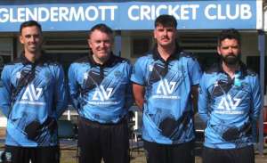 The four Glendermott players who scored half centuries