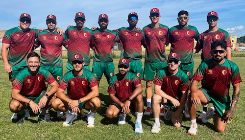 The winning Portugal squad