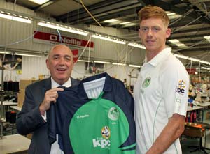 O'Neills will no longer be the official kit supplier of Cricket Ireland