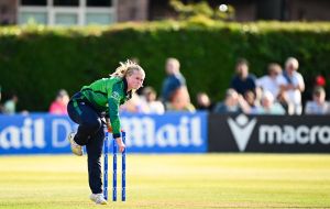Freya Sargent bowling